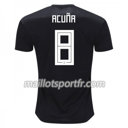 Maillot de Foot Argentine Acuna 8 Exterieur Coupe du monde 2018